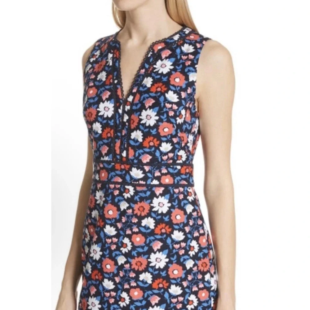 Kate Spade Shore Thing Daisy Jacquard Sheath Dress Womens‎ Size 14
